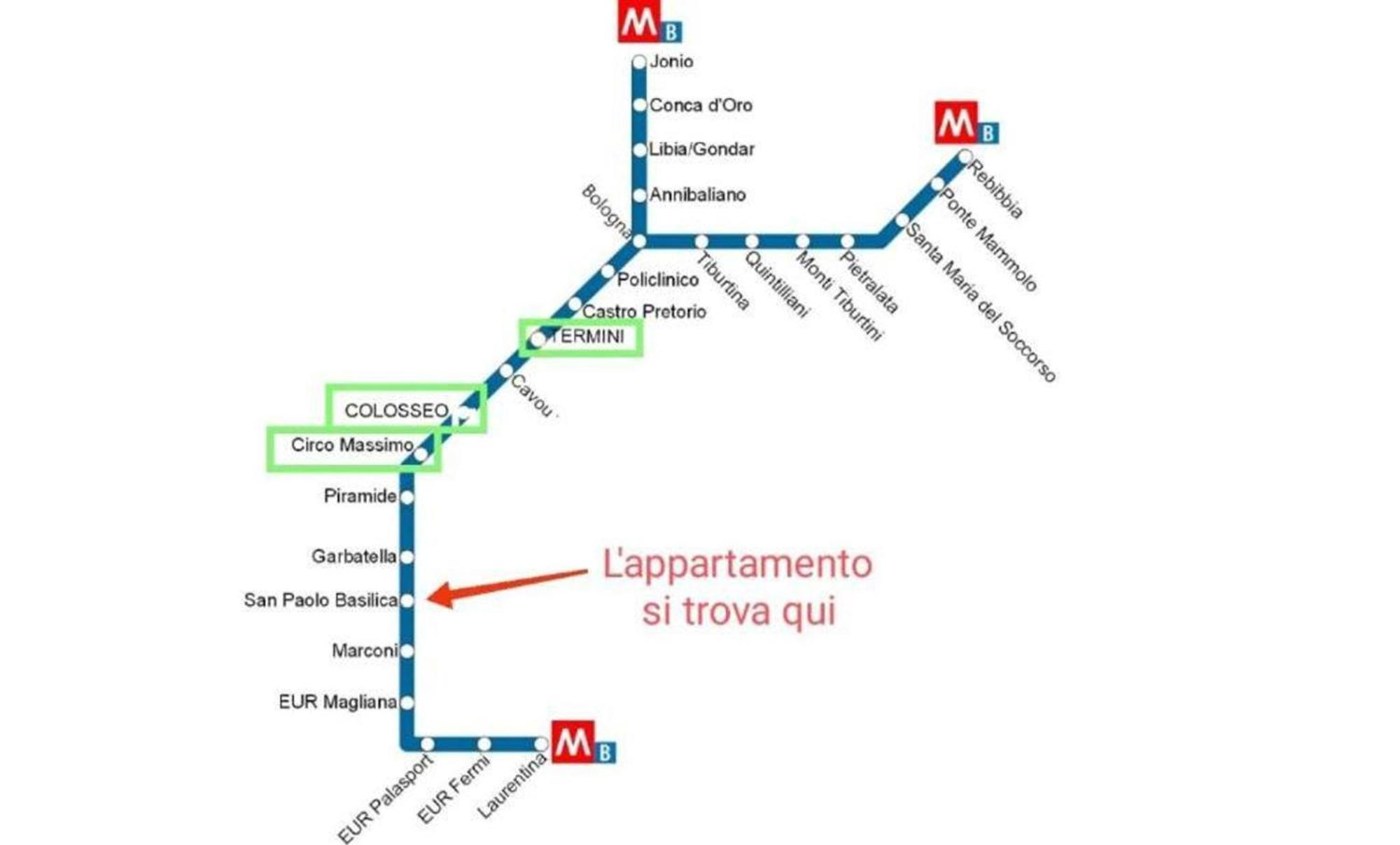 Apartament Casa Paolina A Metro San Paolo Rzym Zewnętrze zdjęcie